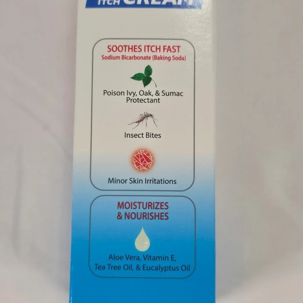 The Itch Eraser Anti-Itch Cream 0.7oz 3 Pack ivy Insect Bites camp hiking